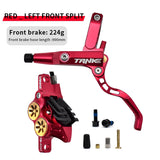 TANKE MTB 4 Piston Hydraulic Disc Brake 900/1700mm 4 Piston Resin Brake Pads Oil Pressure AM DH Road MTB Ultralight Disc Brake