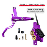 TANKE MTB 4 Piston Hydraulic Disc Brake 900/1700mm 4 Piston Resin Brake Pads Oil Pressure AM DH Road MTB Ultralight Disc Brake