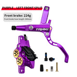 TANKE MTB 4 Piston Hydraulic Disc Brake 900/1700mm 4 Piston Resin Brake Pads Oil Pressure AM DH Road MTB Ultralight Disc Brake