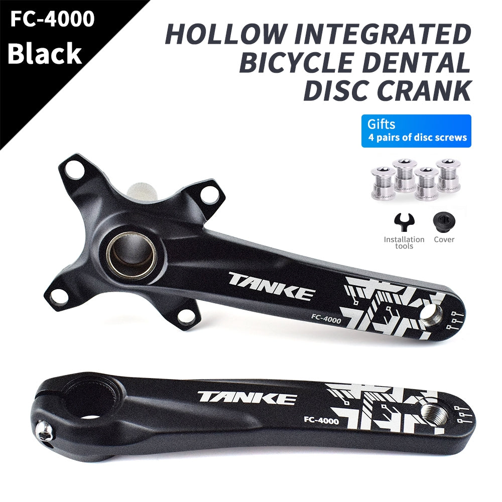 TANKE MTB  Bicycle Crank 104 BCD CNC Untralight Crank Arm MTB/Road Crankset Bottom axis