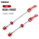 TANKE Bicycle Quick Release Bolt Hub Skewers Lever Axle Road Mountain Bike Replacement Parts For Front 100mm Rear 135mm