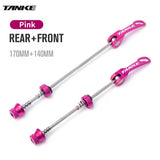 TANKE Fahrrad-Schnellspanner, Nabenspieße, Hebelachse, Rennrad, Mountainbike, Ersatzteile für vorne 100 mm, hinten 135 mm