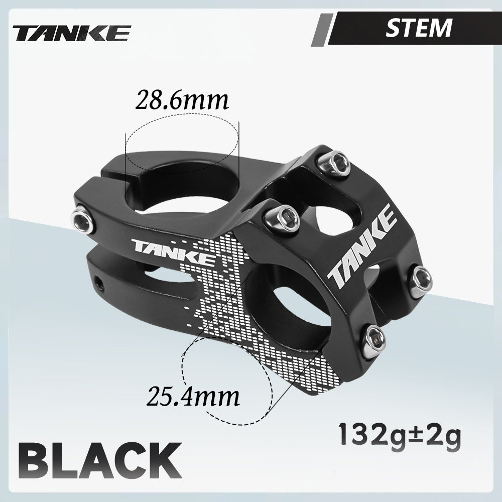 Potencia para bicicleta de carretera TANKE-MTB, piezas de aleación de aluminio CNC, manillar corto de alta resistencia, 022 XC AM, 25,4 mm, 28,6 mm, 31,8 mm con tapa 