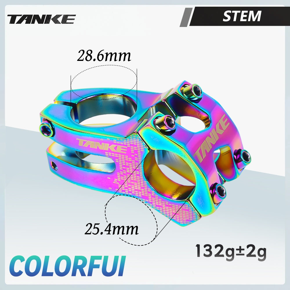 Potencia para bicicleta de carretera TANKE-MTB, piezas de aleación de aluminio CNC, manillar corto de alta resistencia, 022 XC AM, 25,4 mm, 28,6 mm, 31,8 mm con tapa 