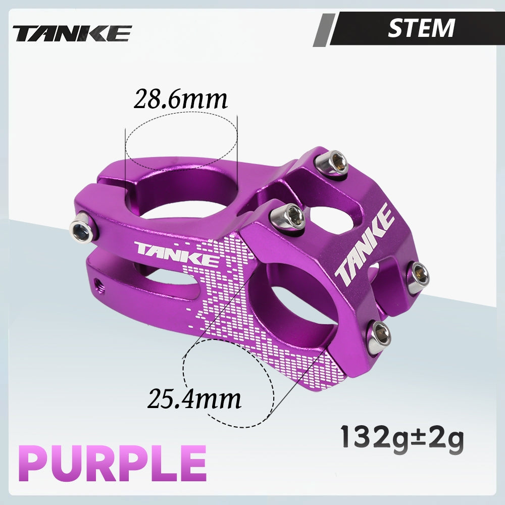 Potencia para bicicleta de carretera TANKE-MTB, piezas de aleación de aluminio CNC, manillar corto de alta resistencia, 022 XC AM, 25,4 mm, 28,6 mm, 31,8 mm con tapa 