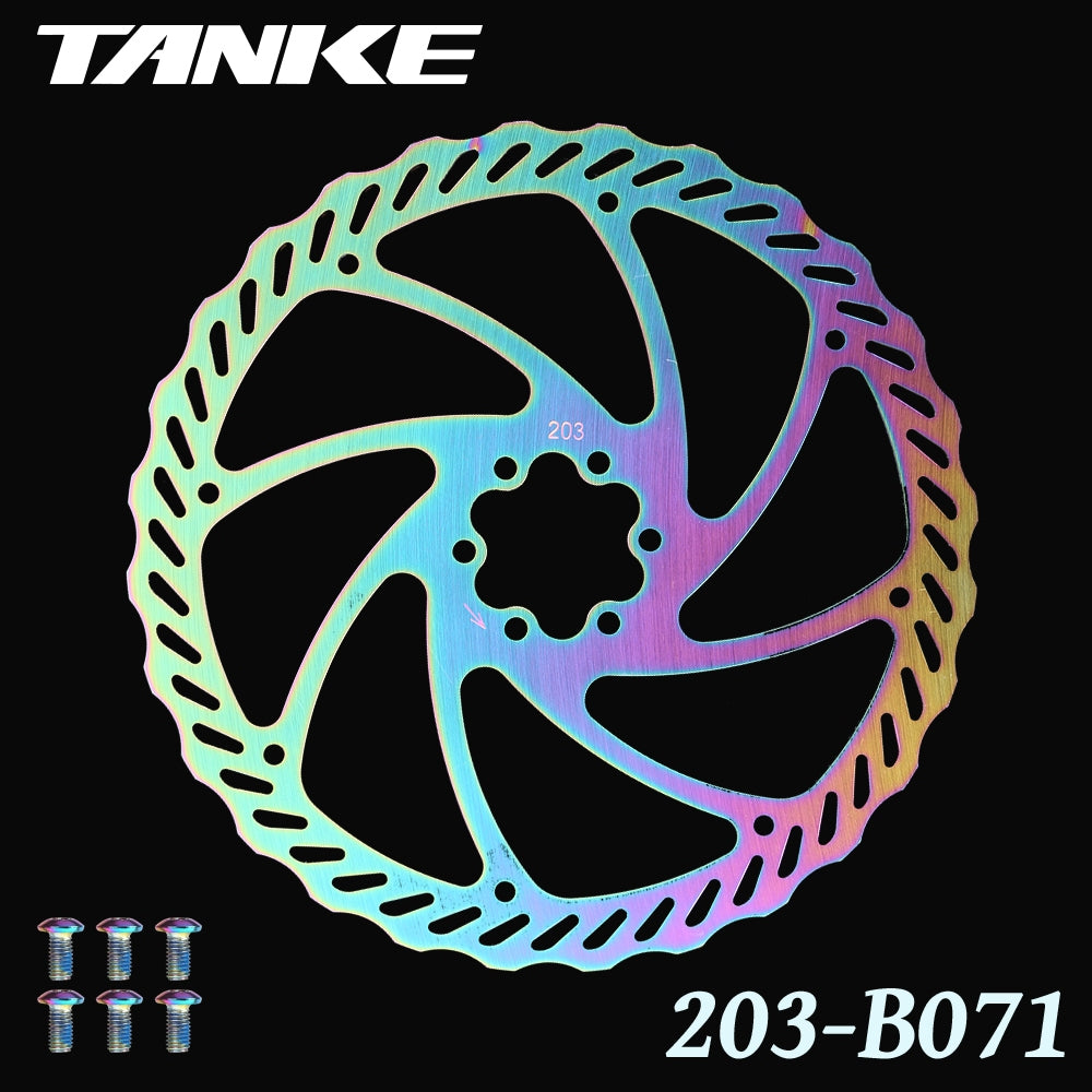 Disco de freno de bicicleta TANKE (140 mm, 160 mm, 180 mm y 203 mm) G3 por pieza 