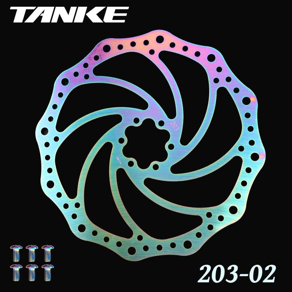 Disco de freno de bicicleta TANKE (140 mm, 160 mm, 180 mm y 203 mm) G3 por pieza 