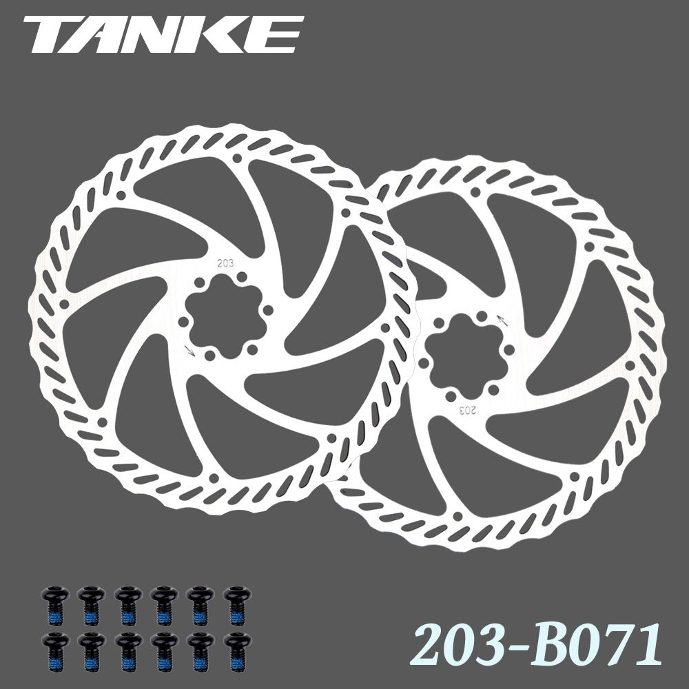 Disco de freno de bicicleta TANKE (140 mm, 160 mm, 180 mm y 203 mm) G3 por pieza 
