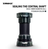 TANKE BB Bike Bottom Bracket Aluminum Alloy 68/73mm MTB Sealed Bearing Thread Type Bottom Bracket 68/73mm MTB Bike Crank Axis  MTB/Road Bike central movemnt Axis