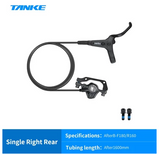 TANKE TB500 MTB Bicycle Hydraulic Disc Brake 160mm Rotor Oil Caliper Plate Front And Rear Mountain Bike Clamp Cnc Parts  Hydraulic Brakes MTB