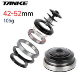 TANKE-MTB Mountain Bike Bowl Group, Aluminum Alloy Headset,Tapered Straight Fork Bearing,44-44mm/52/55/56mm,11/8 ",11/2",28.6mm