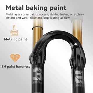 Horquilla de suspensión neumática para bicicleta de montaña TANKE de 32 pulgadas, 26/27,5/29 pulgadas, 100 mm de recorrido