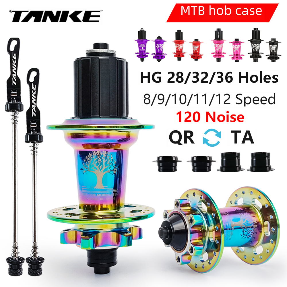 2025 New 120 Click TANKE Th390 MTB Hub, 6 Claw 6 Bearings, 32/36H, Disc Brake, 7-12 Speed, QR/142mm