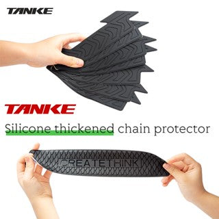 Protector de cadena para bicicleta de montaña/carretera TANKE: funda protectora antideslizante y resistente a arañazos.