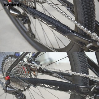 Protector de cadena para bicicleta de montaña/carretera TANKE: funda protectora antideslizante y resistente a arañazos.