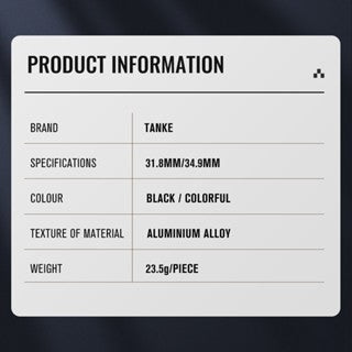 Abrazadera de tija de sillín para bicicleta de carretera TANKE MTB de 28,6 mm, 31,8 mm y 34,9 mm, de aleación de aluminio, ultraligera, para sillín
